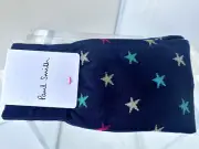 New Paul Smith Men's Dress Socks Stars Multicolor Cotton Blue