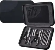 Nail Clipper Set 13PCS Stainless Steel Nail Care Kit Pedicure Set Mens Grooming Kit Manicure Set for Men, Nail Professional Kit Nail Clipper Set, with PU Leather Case Manicure Set