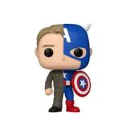 Funko Marvel Comics Captain America/Steve Rogers Split Pop! Vinyl Figure