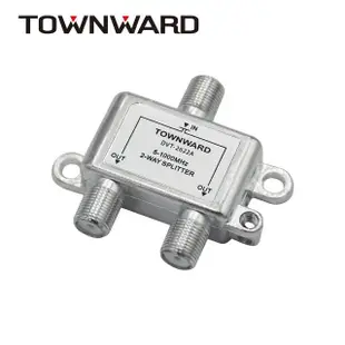 【TOWNWARD 大城科技】電視二分配器 1進2出(工程 無線電視 有線電視 型號:DVT-2622A)