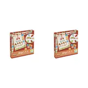 2x Djeco Bingo 123 Learning Numbers Game Kids/Children Educational Play 4y+