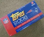 2006 TOPPS FOOTBALL HOBBY FACTORY SET NEW ENGLAND PATRIOTS INCL 5 RC CARDS