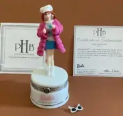 Groovy Sixties Barbie hinge box w/ Sunglasses trinket - Retired PHB