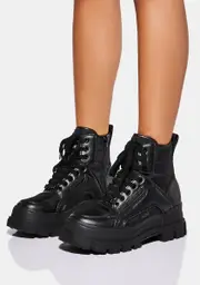 [Buffalo] Aspha Com2 Lace Up Boots