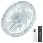 Socket Fan Lights Remote Control Dimmable Low Profile Ceiling Fans with Light