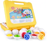 Letters Matching Eggs 26PCS ABC Alphabet Color Recoginition Sorter Puzzle Easter