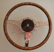 New Moto-Lita 13" Wood Steering Wheel & Adaptor Triumph Spitfire TR7 TR8 77-81 (for: Triumph)