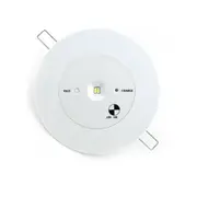 30 x BIG BOSS AU 3W LED Spitfire Emergency Light Round Recessed Downlight - BULK