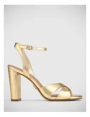 [Wittner] Rimini Metallic Leather Sandal in Gold