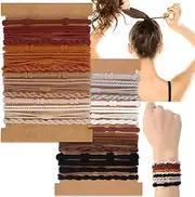 DIYDEC BoHo Hair Ties Red Black