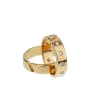 Herms 18K 0.40 ct. tw. Diamond Paris Rolling Ring (Authentic Pre-Loved)
