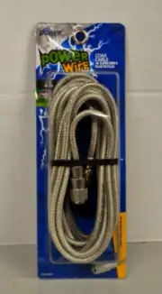 Powercomm Coax Cable 18' Super Mini 8 Single Phase Plug-Silver- Wilson