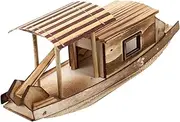 Indoor Boat Model Chic Fishing Ornament for Home Decor Stylish Boat Decoration Vintage Table Centerpiece Unique Craftsmanship for