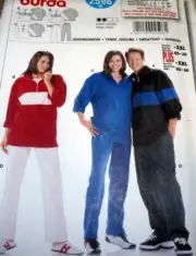 *NEW Burda UNISEX SWEATSUIT Sewing Pattern XS-XXL Uncut
