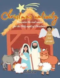 在飛比找博客來優惠-Christmas Nativity coloring bo