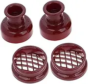 Sewroro 4pcs Donut Mold Molds Doughnut Making Circle Stencil Donut Shapes Pineapple Holes Party Kit Doughnut Maker Brown Plastic