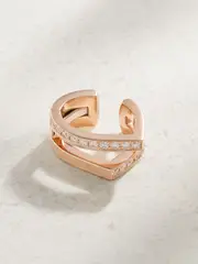 [Repossi] Repossi - Antifer 18-karat Rose Gold Diamond Ear Cuff - One size One size Gold