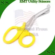 YELLOW EMT PARAMEDIC BANDAGE SHEARS EMS SCISSORS 5.5"
