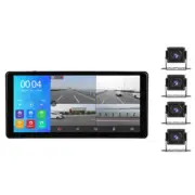 Car Touch Screen Monitor Bluetooth Waterproof Night Vision W/4PCS Backup Camera (for: Suzuki)