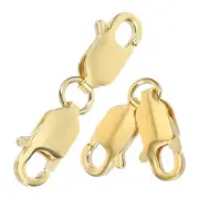 Double Lobster Clasp Set 2Pcs Extenders for DIY Making Projects