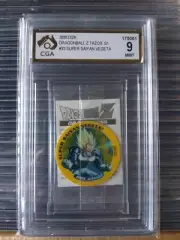 Dragon Ball Z 2000 SEALED tazo dizk CGA 9 Series 1 33/40 Super Saiyan Vegeta