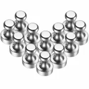 Magnetic Push Pin Metal Neodymium Strong Fridge Magnets Office Whiteboard 12pcs