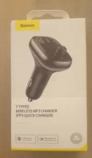 (2PCS) Car Charger BASEUS 3 USB - Handsfree FM Transmitter Bluetooth MP3 Player