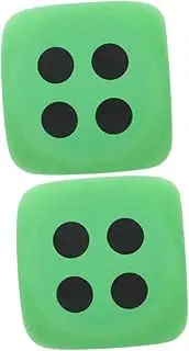 CHILDWEET 2pcs Oversized Dice Large Game Dice Jumbo Foam for Kids Party Education and Activities