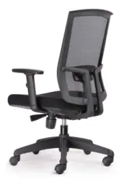 New Rapidline Office Chair Mesh Square Back Heavy Duty Seating Black BIFMA Cert