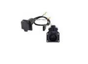 (WH4F-7B12) 4 Flat To 7 Way Blade Wire Harness 12"