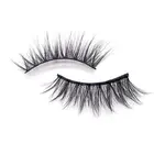 1 Pair Eyelashes Delicate Convenient Messy Cross Fake Eyelash Portable
