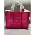 Marc Jacobs The Leather Medium Tote Bag, Lipstick Pink