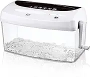 Guillotine, Paper Shredder - Hand-cranked Mini Household Shredder Office Desktop Shredder
