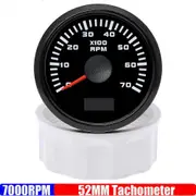 3000/4000/6000/7000/8000 RPM 52mm Tachometer Red Light Waterproof 2" 52MM Tacho Gauge Sensor for Universal Gasoline Diesel Car 7000RPM BB