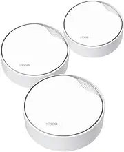 TP-Link Deco AX3000 Mesh WiFi 6 (Deco X50-PoE), Ceiling/Wall-Mountable, Replacing WiFi Router & Access Point, 2 PoE Ports (1 x 2.5G, 1 x Gigabit), 3-Pack