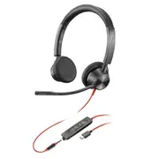 Poly Blackwire 3325 BW3325 USB-C Headset - Black