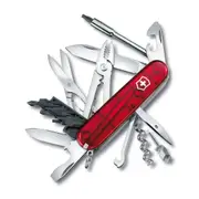 Victorinox CyberTool M Swiss Army Knife - Translucent Red