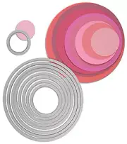 Sizzix Framelits Dies 8/Pkg Circles