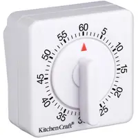 在飛比找樂天市場購物網優惠-《KitchenCraft》方型發條計時器(白) | 廚房計