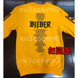 小賈斯汀 官方 正版 justin bieber purpose stadium tour h&m T 衣服 老帽 聯名