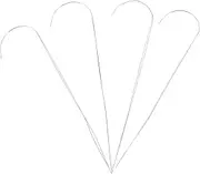 DOITOOL 4pcs Beading Curved Needles Jewellery Beading Needles Sewing for Handmade Tools for Projects
