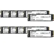 Patriot P300 512GB SSD 2280 M.2 PCIe Gen3 x4 NVMe Internal SSD PC/Laptop 10-PACK