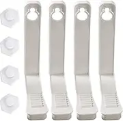 Bed Sheet Fasteners, 4X Comforter Clips to Hold to Bed, Heavy Duty Removable Safe Locking Bed Corner Fastener Bed Sheet Fixing Clip
