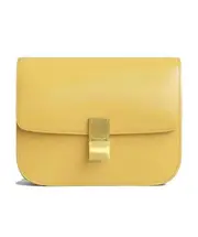 Medium Classic bag in box calfskin One size Yellow