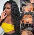 Deep Wave Lace Front Wigs Human Hair 13x4 Deep Curly Frontal Wig Hd Wet And W...