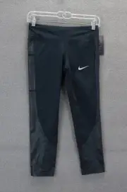 Nike Dri Fit Power Tight Black Running Pants Women's XS NWT