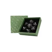 LPG Dice Scaled Eye Dice Set Black/Gold