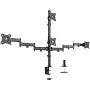 VIVO Quad Monitor Heavy Duty Desk Mount 3 + 1 Stand Holds Four Screens up to 24"