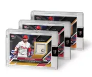 Game-used Base Relic # to 125 or Lower Kyle Schwarber - 2024 MLB TOPPS NOW #638