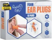 Quality Foam Ear Plugs 10 Pair - 32Db Soft Foam Ear Plugs for Sleeping Noise Can